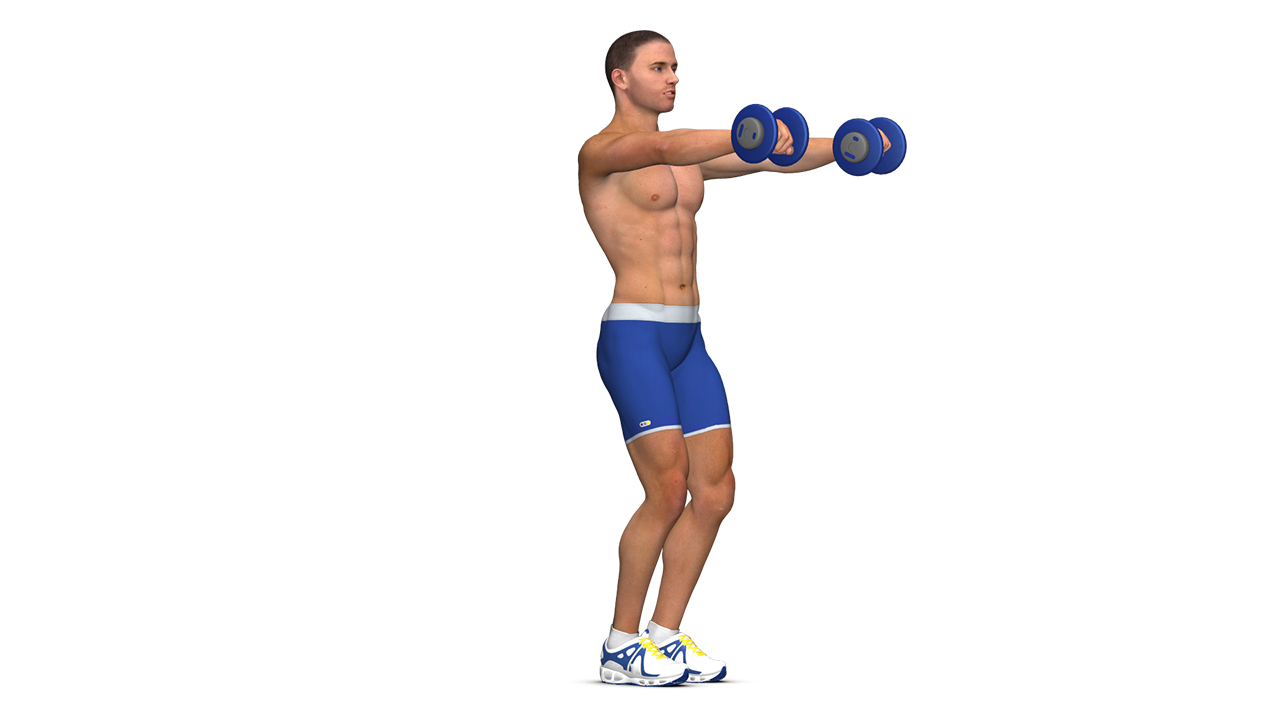 Dumbbell Front Raise - vngym